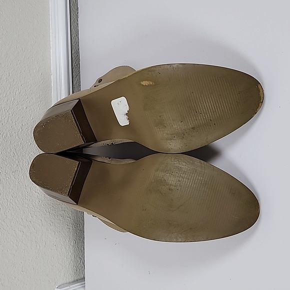 Comfort Est 1946 women Tan ankle boots block heel size 11M - Picture 7 of 10